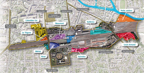 Plan du développement urbain EuroRennes