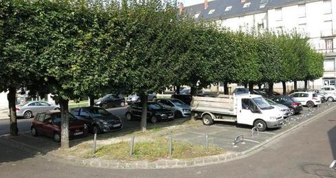 Le parking du jardin François Ier à Tours, sera transformé en un véritable jardin.