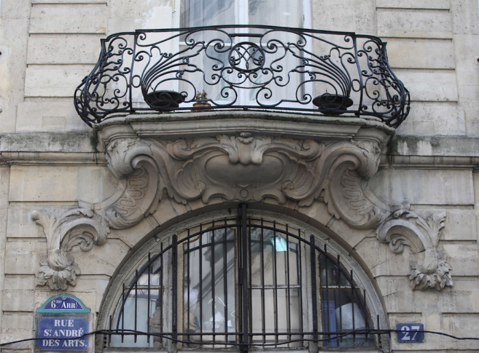 Balcon de Paris, rue Saint-André des arts